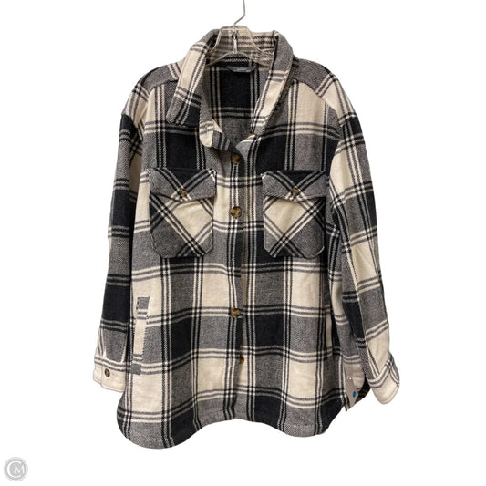 Jacket Other By Clothes Mentor In Black & White, Size: 2x