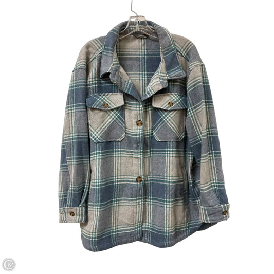 Jacket Other By Clothes Mentor In Plaid Pattern, Size: 2x