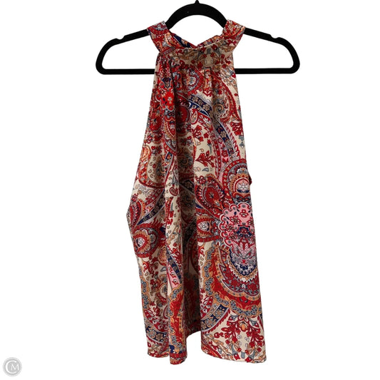Top Sleeveless By Clothes Mentor In Red, Size: 2x