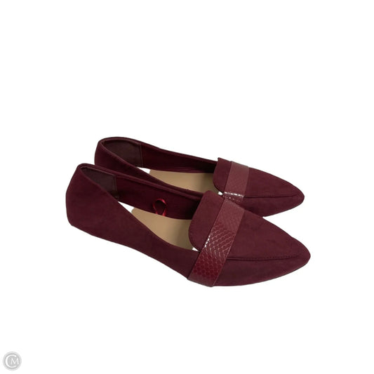 Shoes Flats By Clothes Mentor In Purple, Size: 11.5