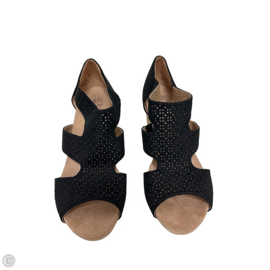 Shoes Heels Wedge By Life Stride In Black, Size: 10