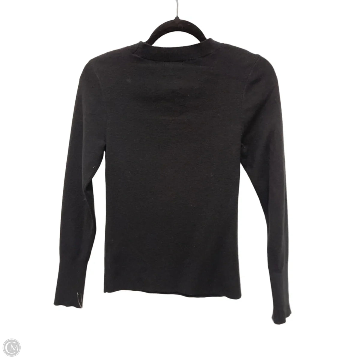 Top Long Sleeve By Halogen In Black, Size: S