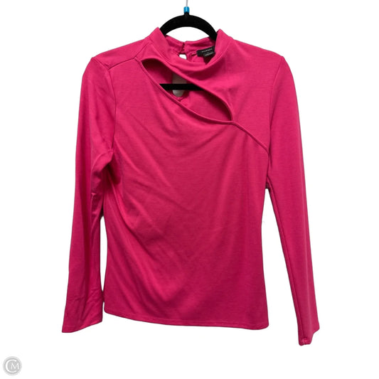 Top Long Sleeve By Halogen In Pink, Size: M