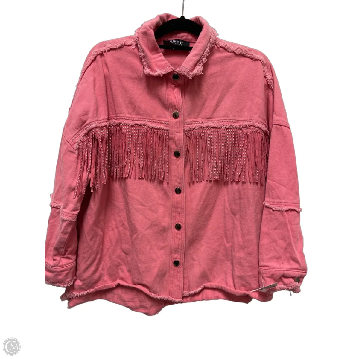 Jacket Other By Blue B In Pink, Size: L
