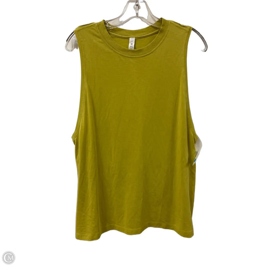 Athletic Tank Top By Lululemon In Green, Size: S
