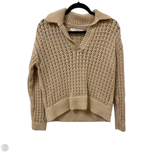 Sweater By Loft In Tan, Size: S