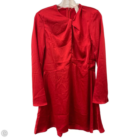 Dress Casual Short By H&m In Red, Size: S