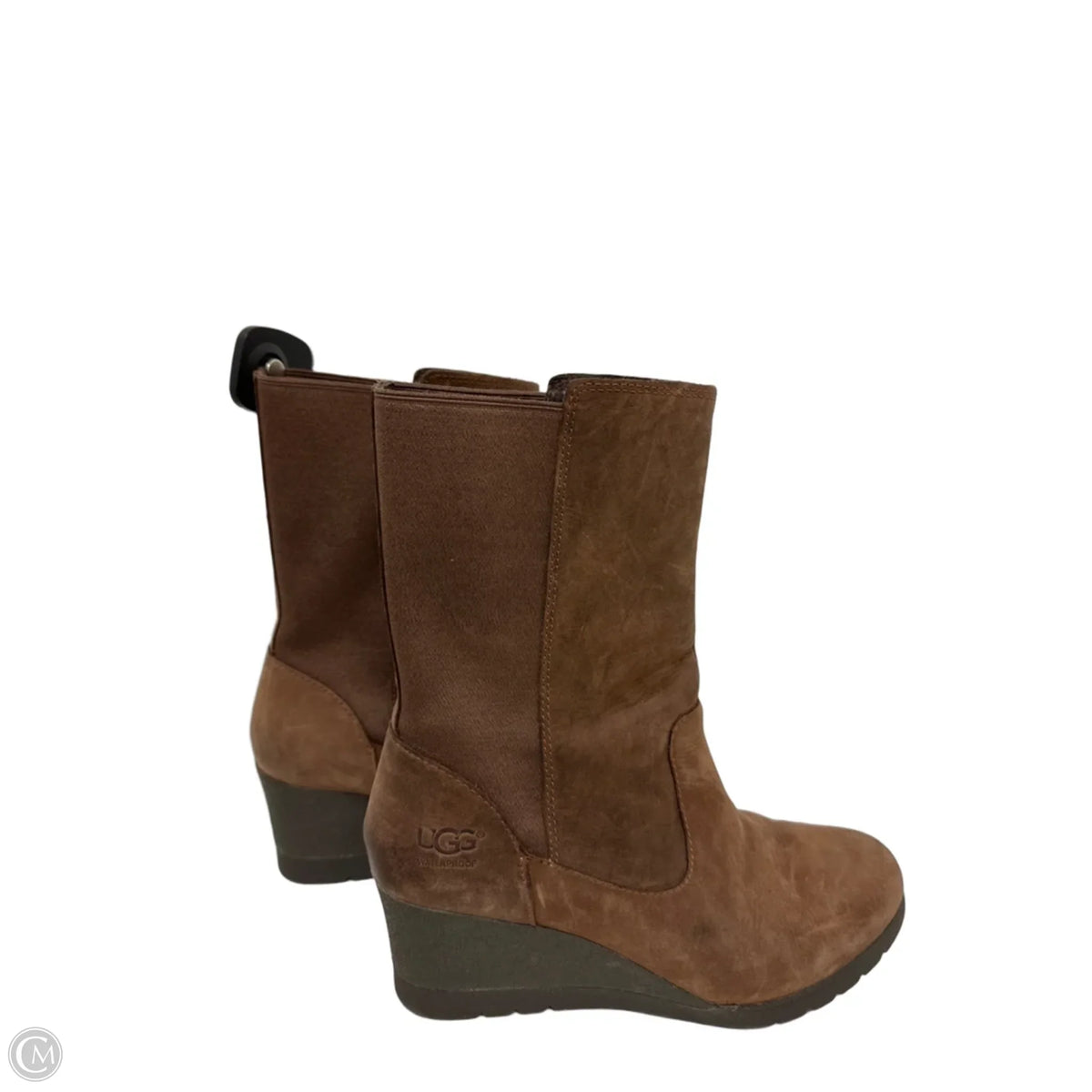 Boots Designer By Ugg In Brown, Size: 7.5