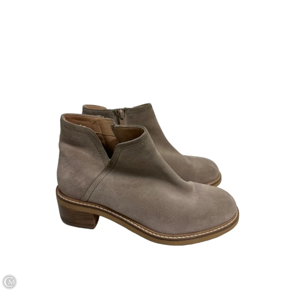 Boots Ankle Heels By Seychelles In Grey, Size: 7.5