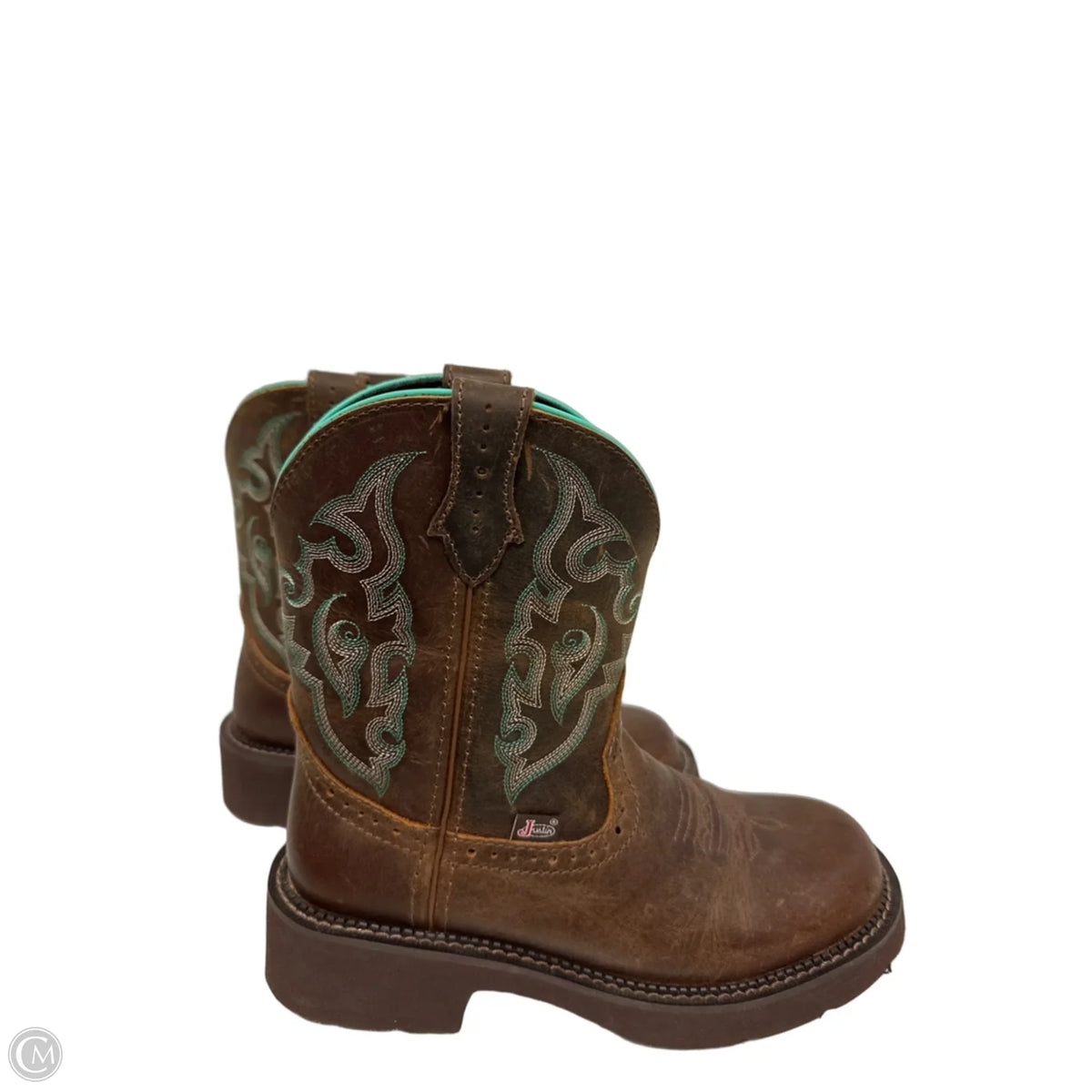 Boots Western By Justin In Tan, Size: 8