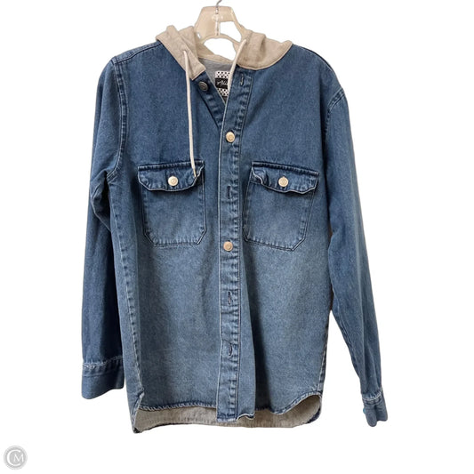 Jacket Denim By Clothes Mentor In Blue Denim, Size: S