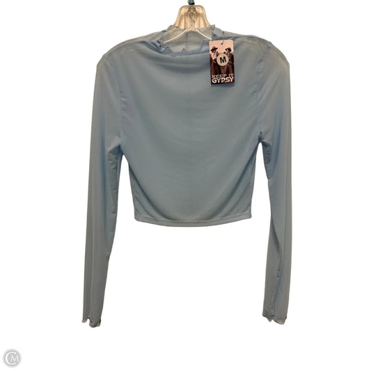 Top Long Sleeve By Clothes Mentor In Blue, Size: M