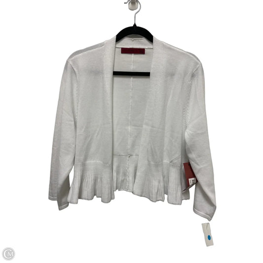 Sweater Cardigan By Love Scarlett In White, Size: L