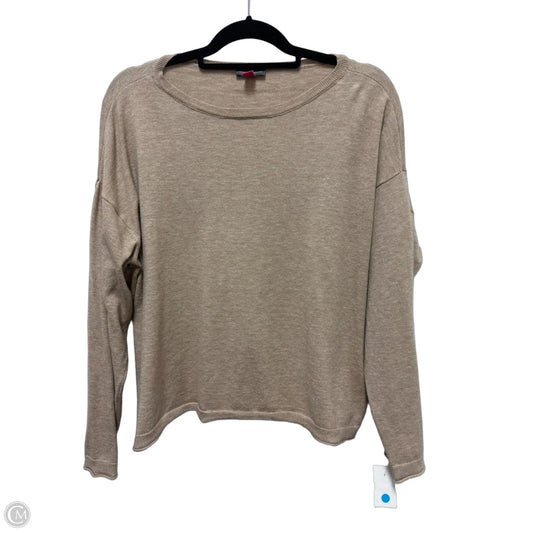 Sweater By Vince Camuto In Tan, Size: M