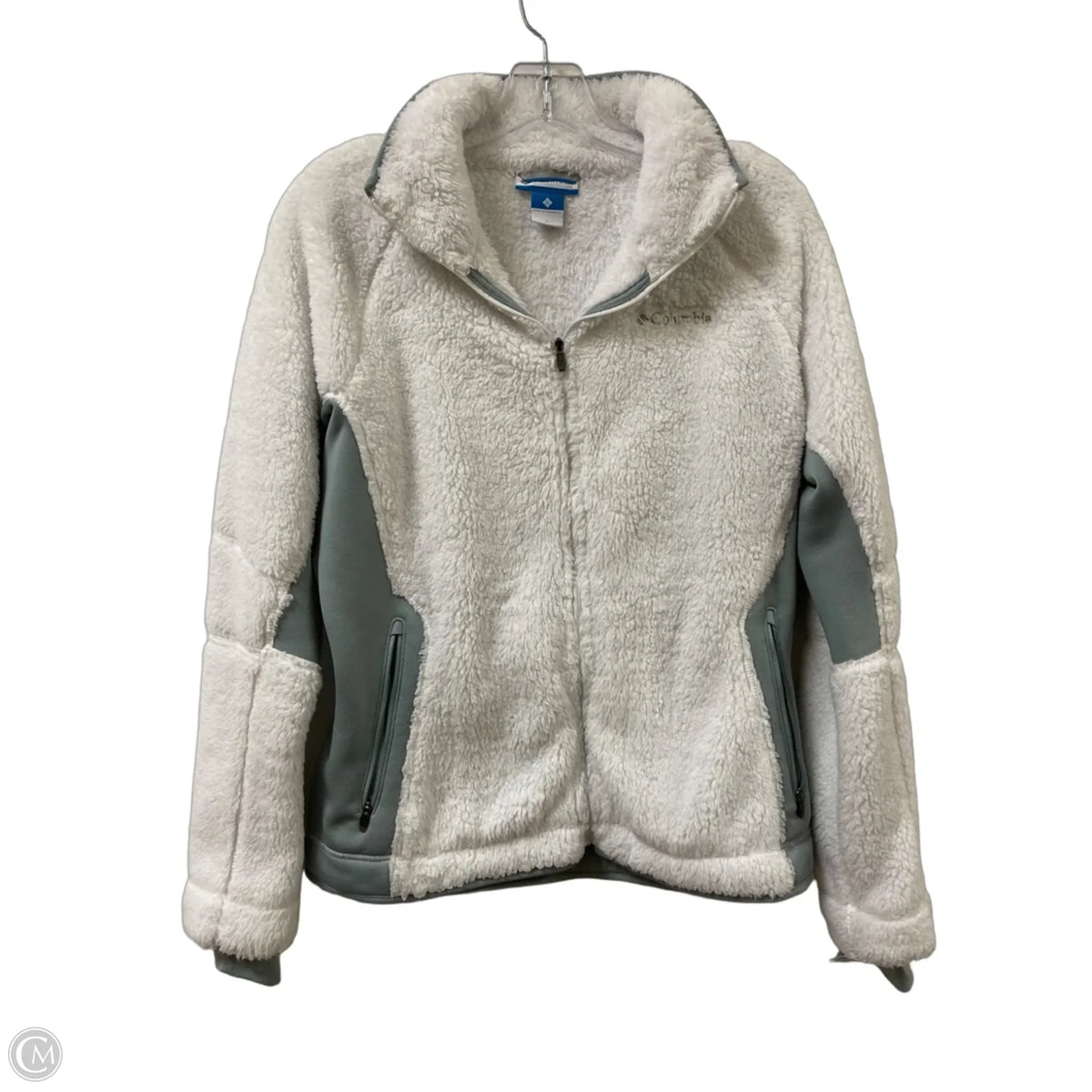 Athletic Jacket By Columbia In White, Size: L