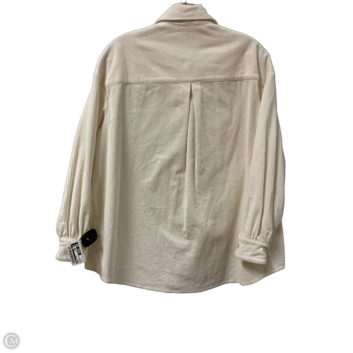Jacket Shirt By Maje In White, Size: S