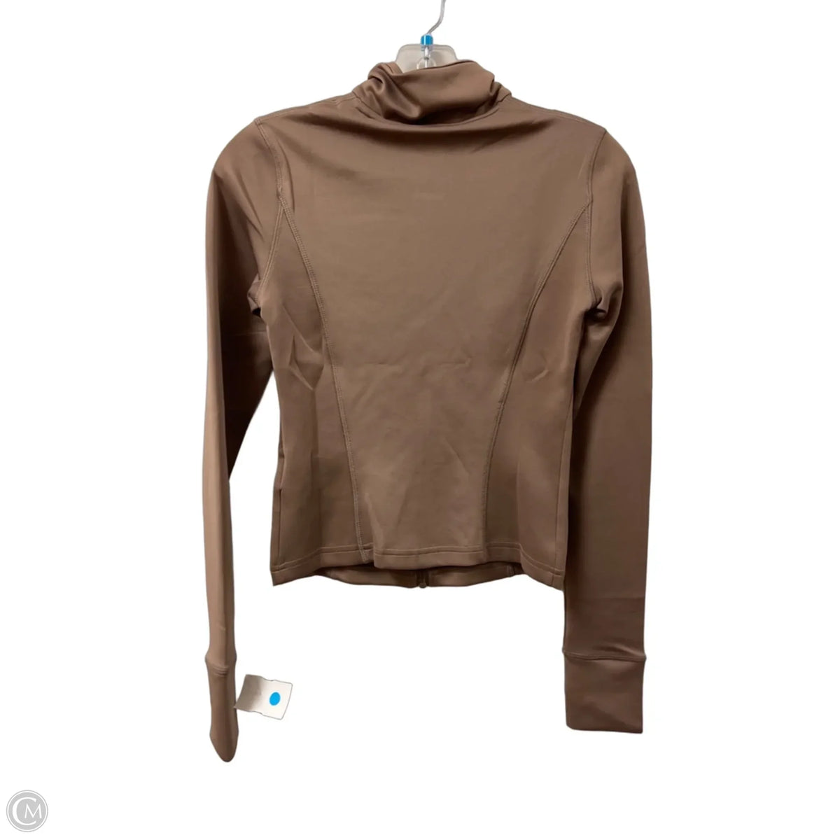 Athletic Jacket By Adidas In Brown, Size: S