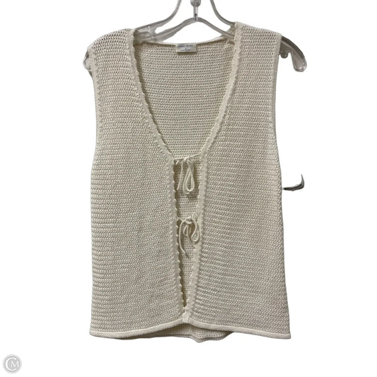 Sweater Short Sleeve By Clothes Mentor In Cream, Size: S