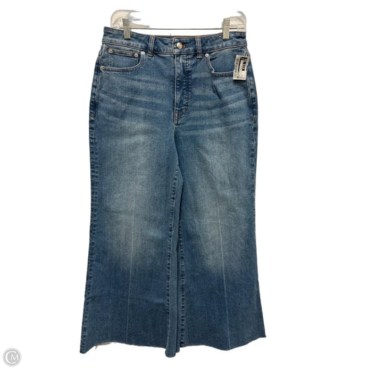 Jeans Straight By Madewell In Blue Red & White, Size: 8