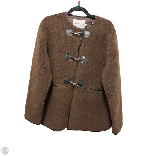 Sweater Cardigan Designer By Rebecca Minkoff In Brown, Size: S
