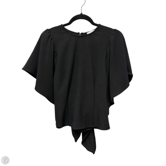 Top Short Sleeve By Leith In Black, Size: S