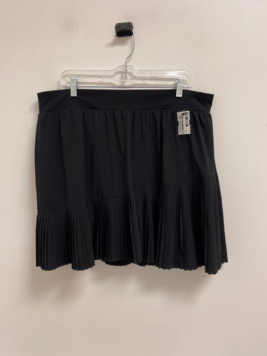 Athletic Skort By Spanx In Black, Size: 2x