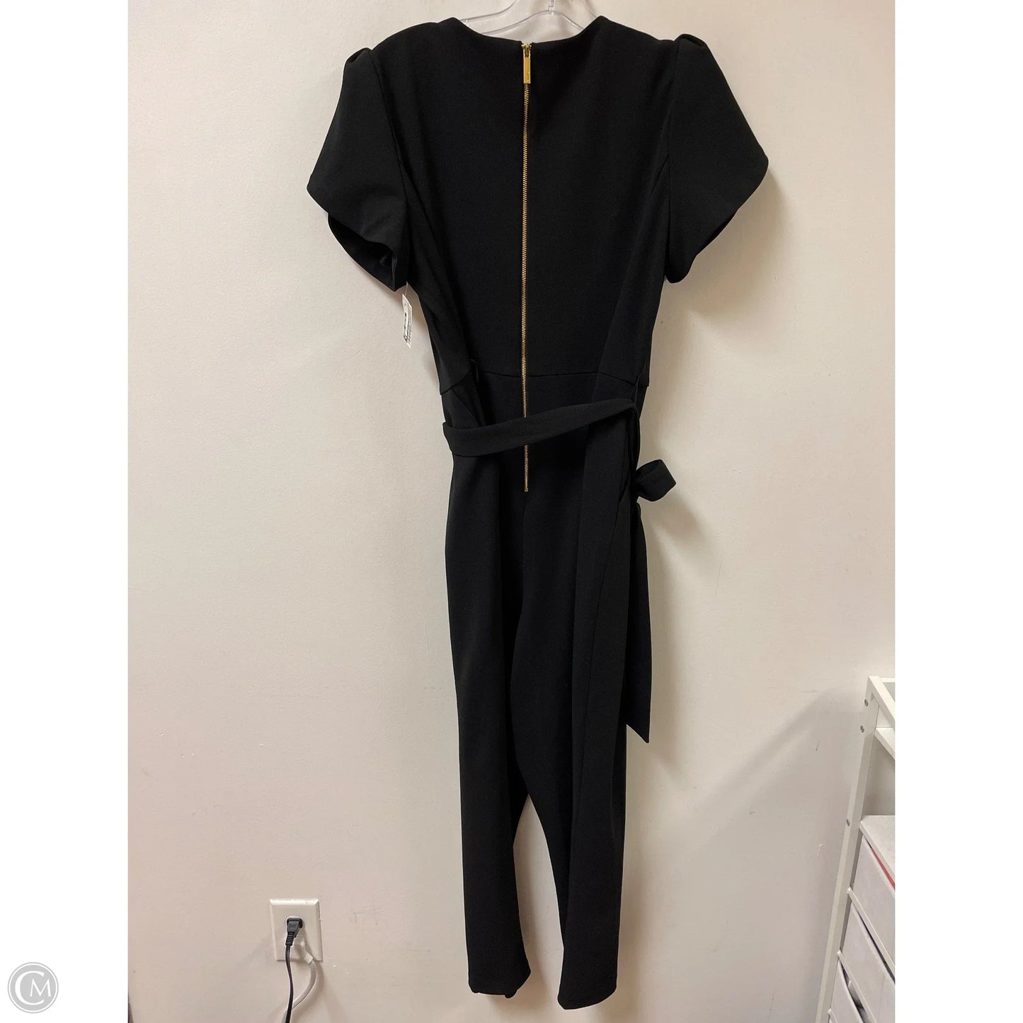 Jumpsuit By Calvin Klein In Black, Size: M