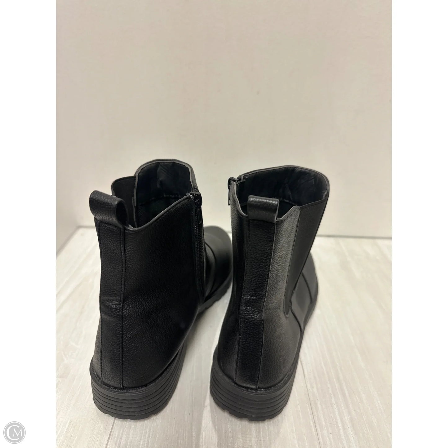 Boots Ankle Flats By Mudd In Black, Size: 11
