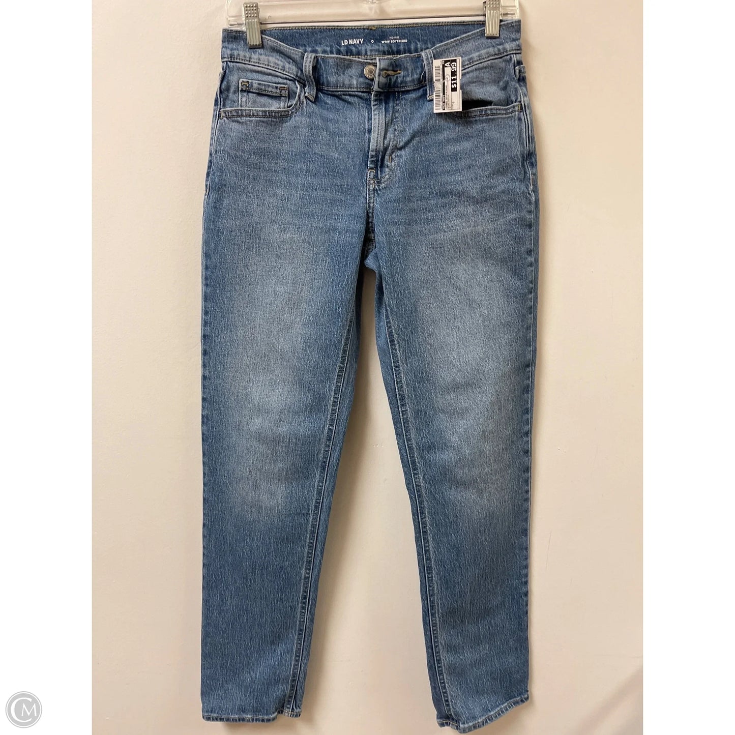 Jeans Boyfriend By Old Navy In Blue Denim, Size: 0