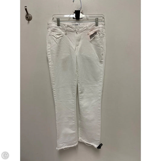 Jeans Skinny By Paige In White Denim, Size: 8