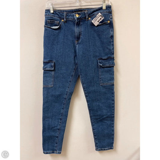 Jeans Skinny By Michael By Michael Kors In Blue Denim, Size: 4