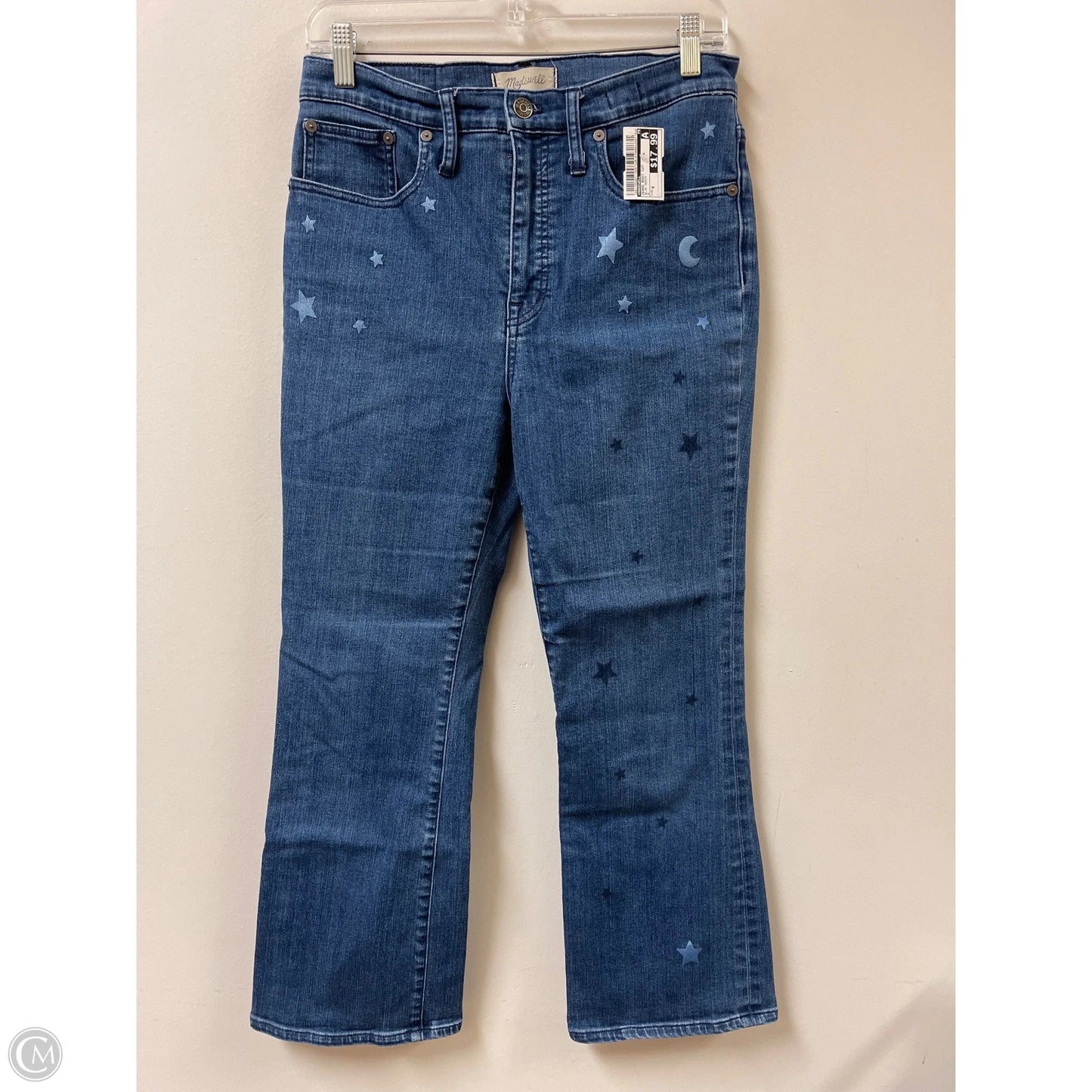 Jeans Boot Cut By Madewell In Blue Denim, Size: 8