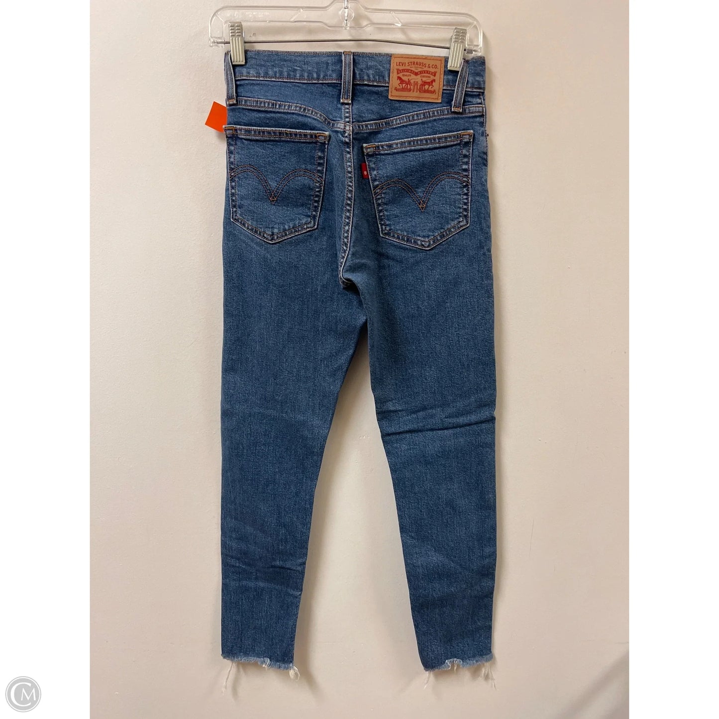 Jeans Skinny By Levis In Blue Denim, Size: 2