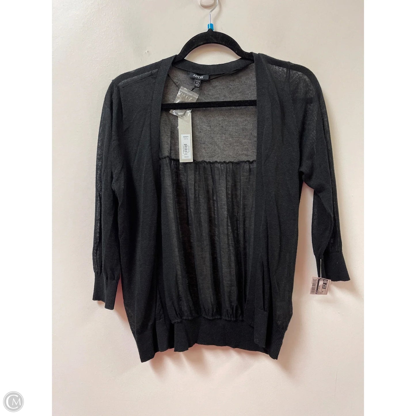 Sweater Cardigan By Apt 9 In Black, Size: Mp