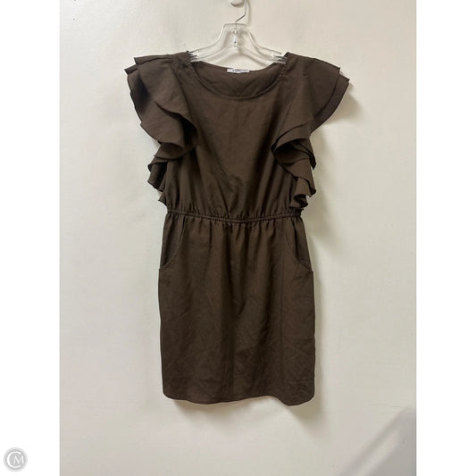 Dress Casual Short By Xtaren In Brown, Size: L