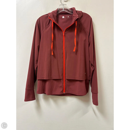 Athletic Jacket By Xersion In Red, Size: S