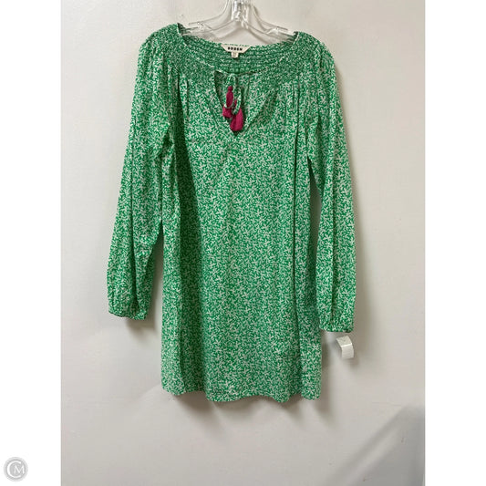 Dress Casual Short By Boden In Green & White, Size: Xs
