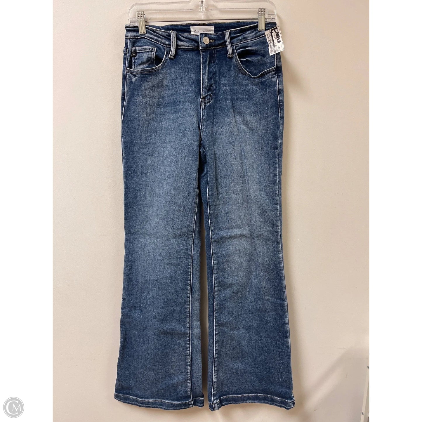 Jeans Wide Leg By Kancan In Blue Denim, Size: 4