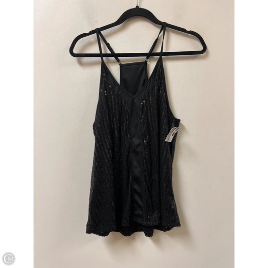 Top Sleeveless By Clothes Mentor In Black, Size: M