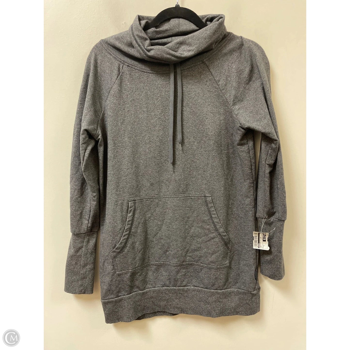 Sweatshirt Collar By Jockey In Grey, Size: S