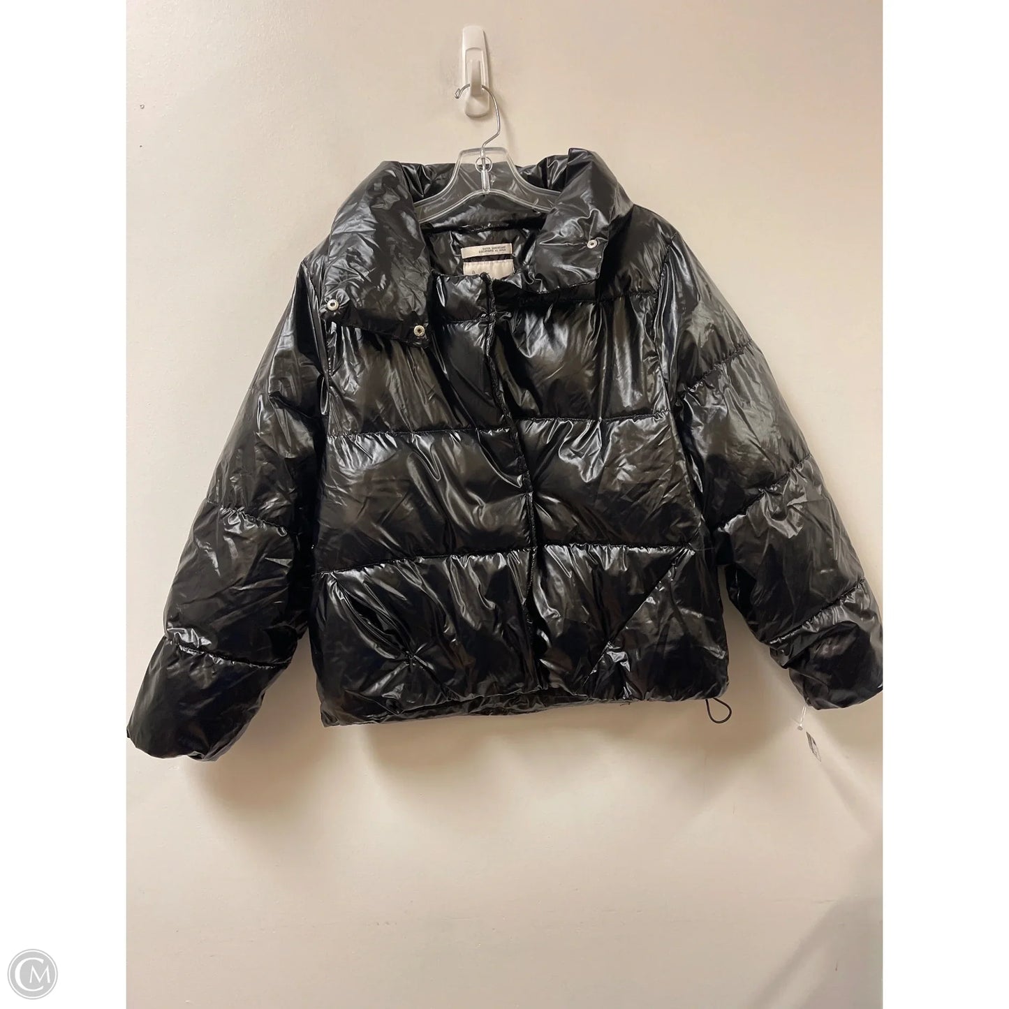 Jacket Puffer & Quilted By A New Day In Black, Size: M