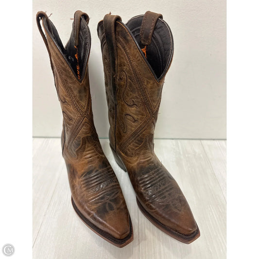 Boots Western By Clothes Mentor In Brown, Size: 6.5