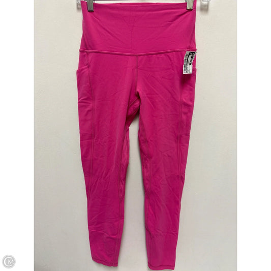 Athletic Leggings By Lululemon In Pink, Size: 6