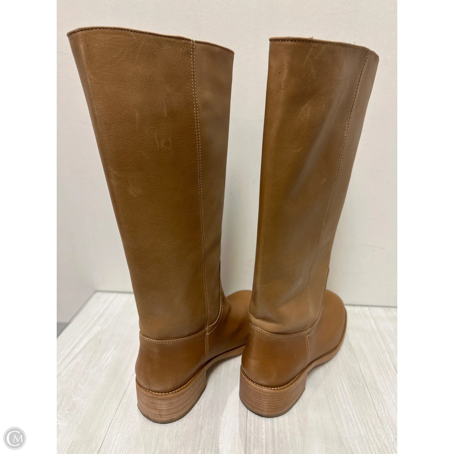 Boots Knee Flats By Steve Madden In Brown, Size: 11