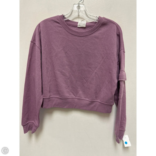 Sweatshirt Crewneck By Hippie Rose In Purple, Size: S