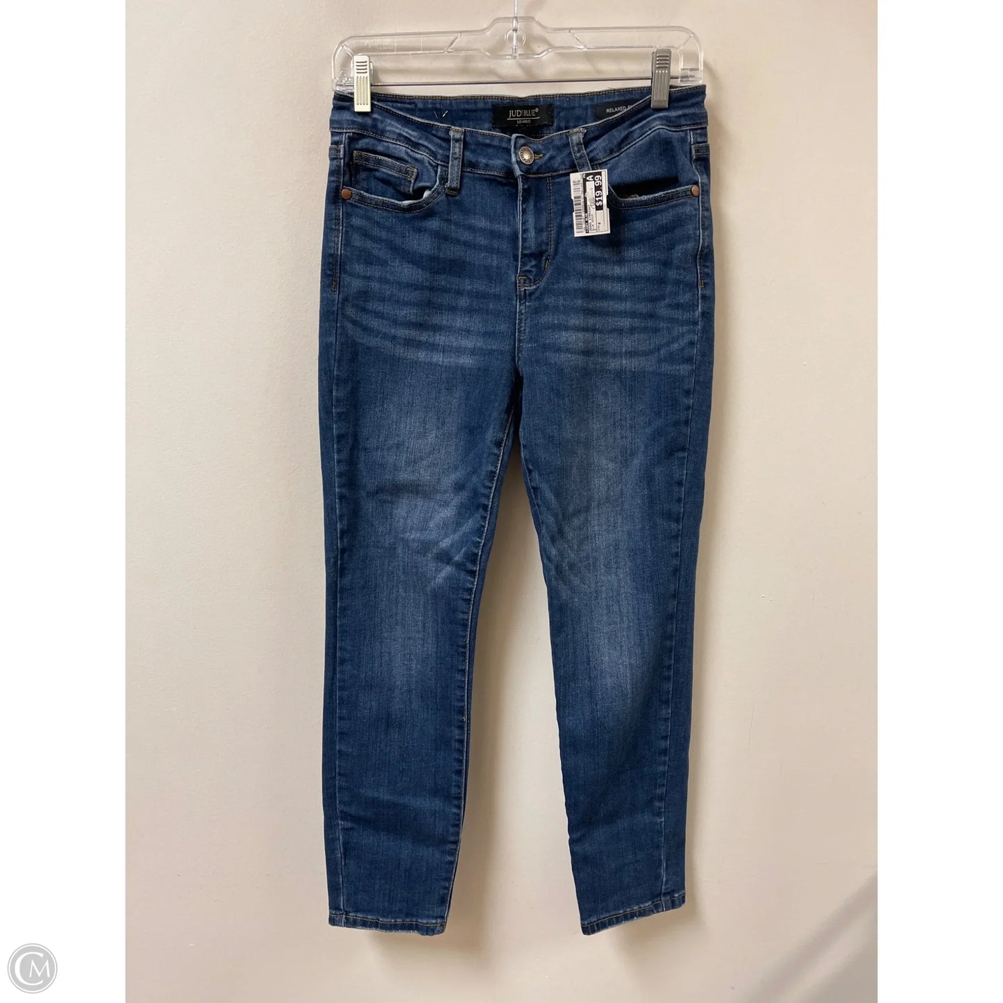 Jeans Straight By Judy Blue In Blue Denim, Size: 8
