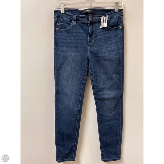 Jeans Skinny By Liverpool In Blue Denim, Size: 8p