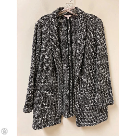 Blazer By Nanette By Nanette Lepore In Black & White, Size: Xl