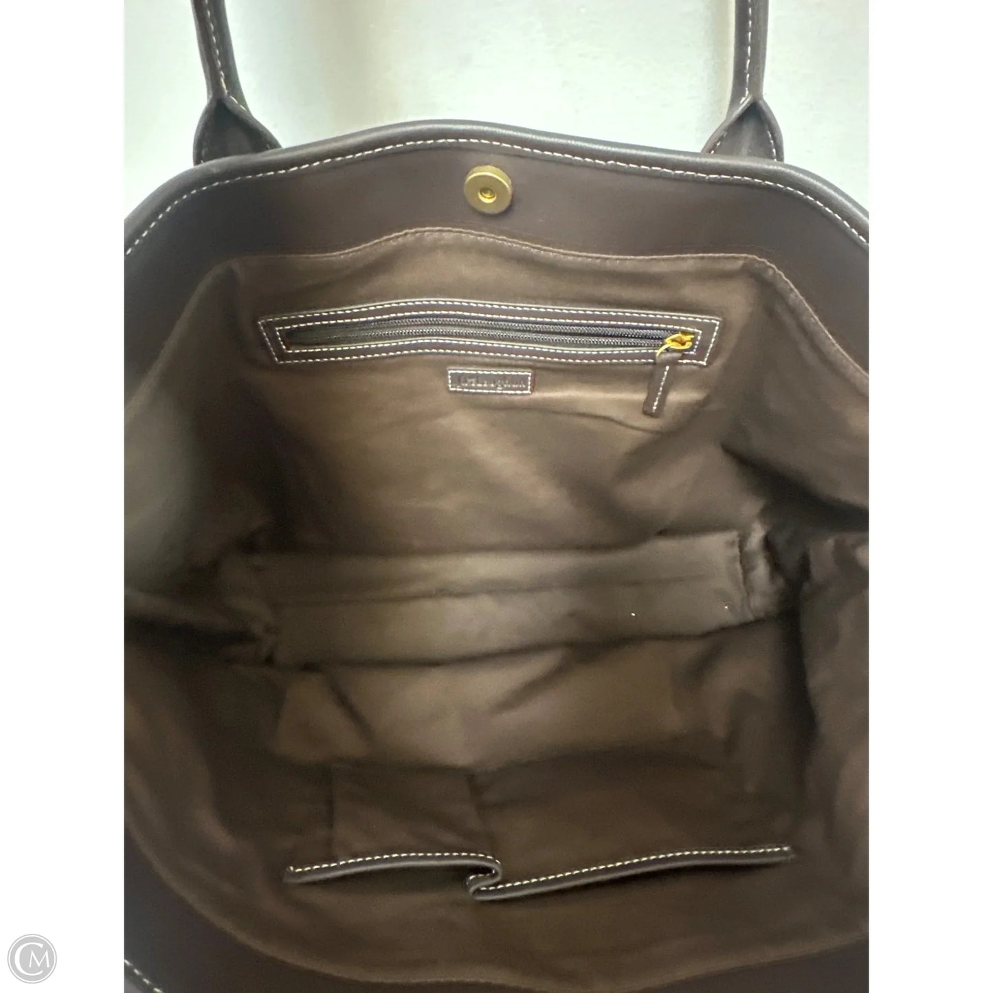 Handbag Leather By J Mclaughlin, Size: Large