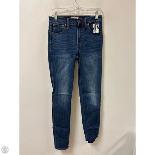 Jeans Skinny By Madewell In Blue Denim, Size: 4